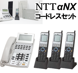  NTTαNX 電話機1台+コードレス3台セット
